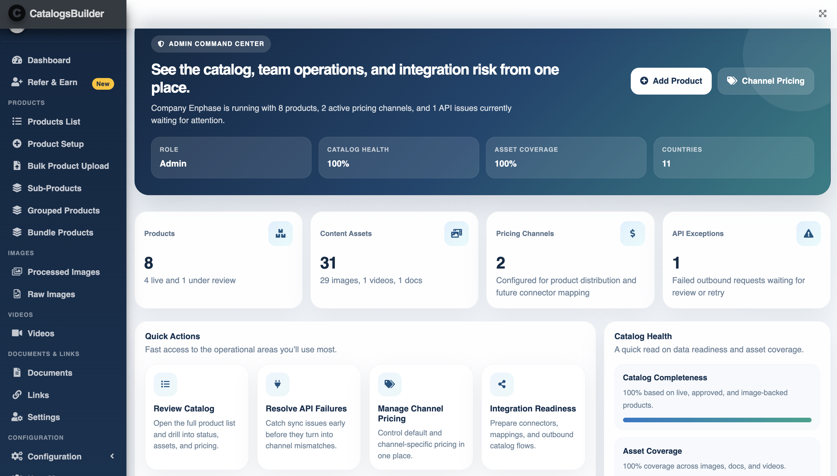 catalogsbuilder dashboard